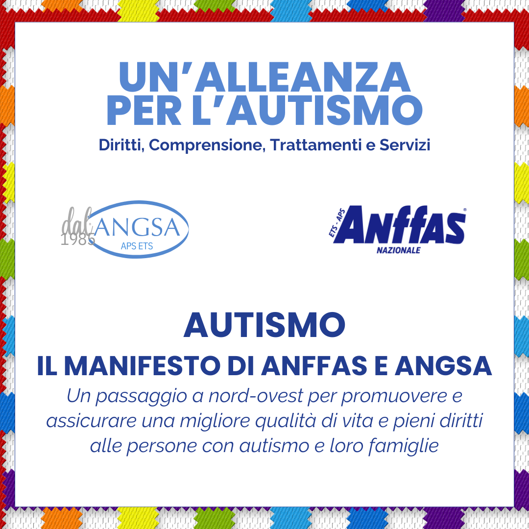 Autismo, nasce il Manifesto di Anffas e Angsa